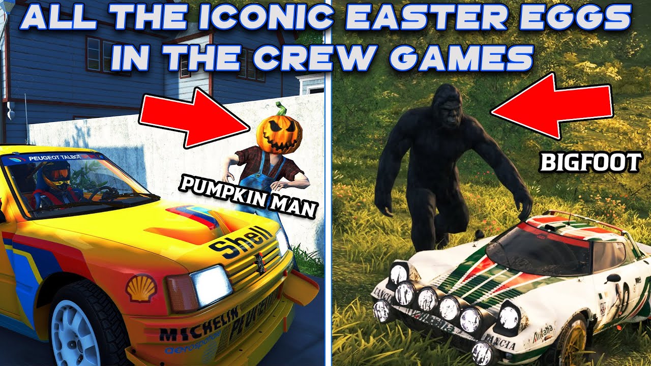 Исследуем ВСЕ ЗНАКОВЫЕ пасхальные яйца из ВСЕХ игр The Crew (The Crew 1, The Crew 2, Motorfest)