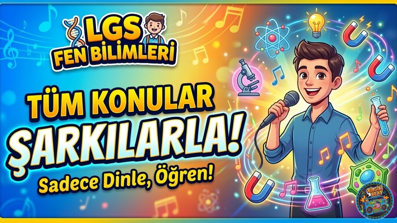 LGS Fen Bilimleri Tüm Konuların Şarkıları Bir Arada | 7 Konu 7 Şarkı