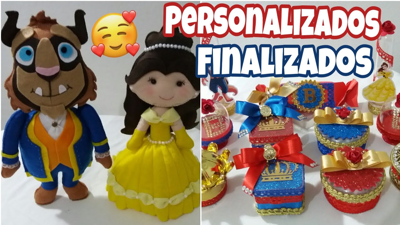 Personalizados Finalizados | Últimas Comprinhas | Preparativos Festa a Bela e a Fera | Bella faz 1