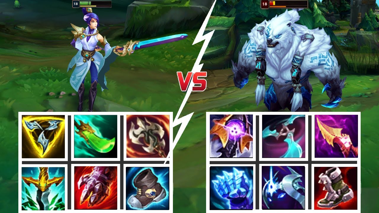 FIORA vs VOLIBEAR FULL BUILD FIGHT
