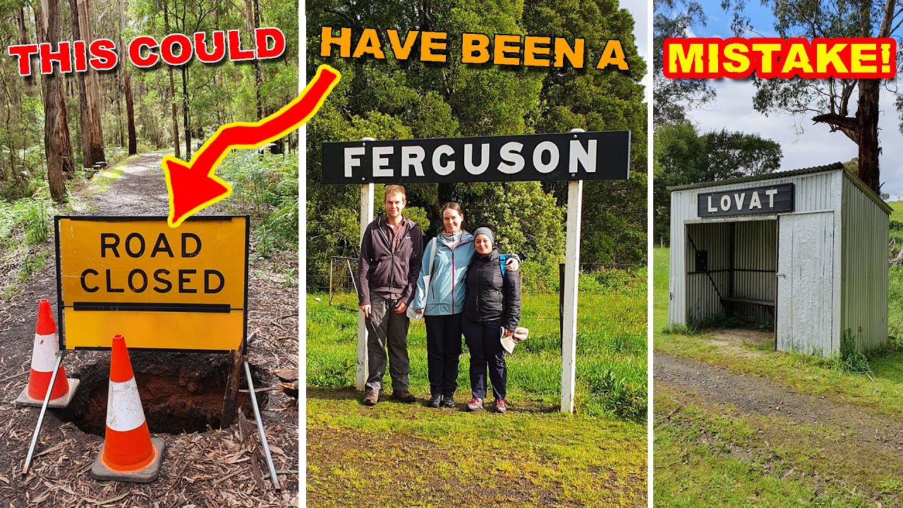 EVERYONE TOLD US TO GIVE UP! - Hiking the Old Beechy Rail Trail (Crowes railway line)