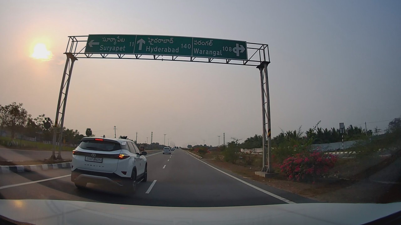 Khammam to Hyderabad | Peaceful Evening Road Trip | Feb 2026
