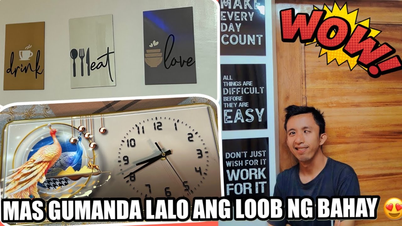 DREAM HOUSE NI MR. J PINALAGYAN NG MGA MOTIVATIONAL FRAMES SA LOOB AT AESTHETIC NA ORASAN