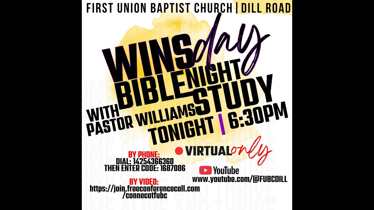 Winsday Night Bible Study