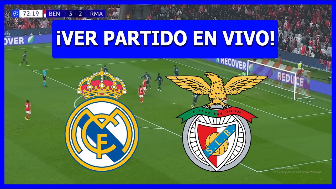 🔴 REAL MADRID vs BENFICA EN VIVO 🔴 PARTIDO EN VIVO CHAMPIONS LEAGUE - PLAY OFF