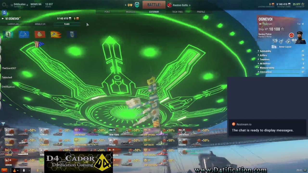 World of Warships: D4tification Gaming