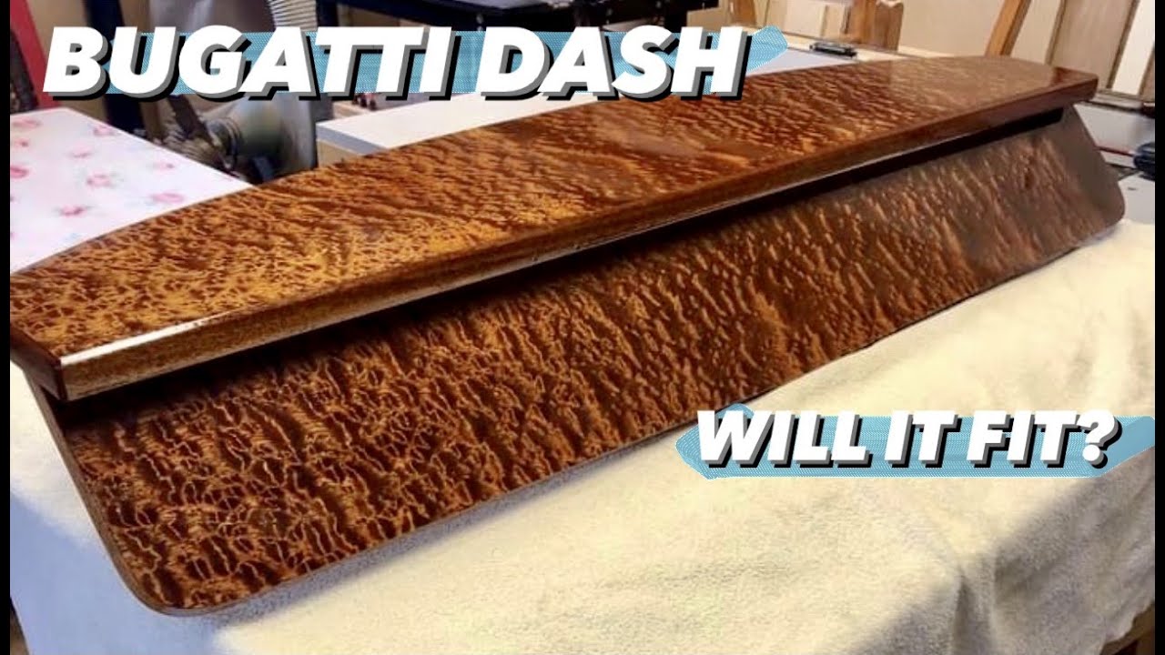 WOOD DETAILS: TEST FITTING THE VENEERED DASH AND WINDOW MOLDINGS