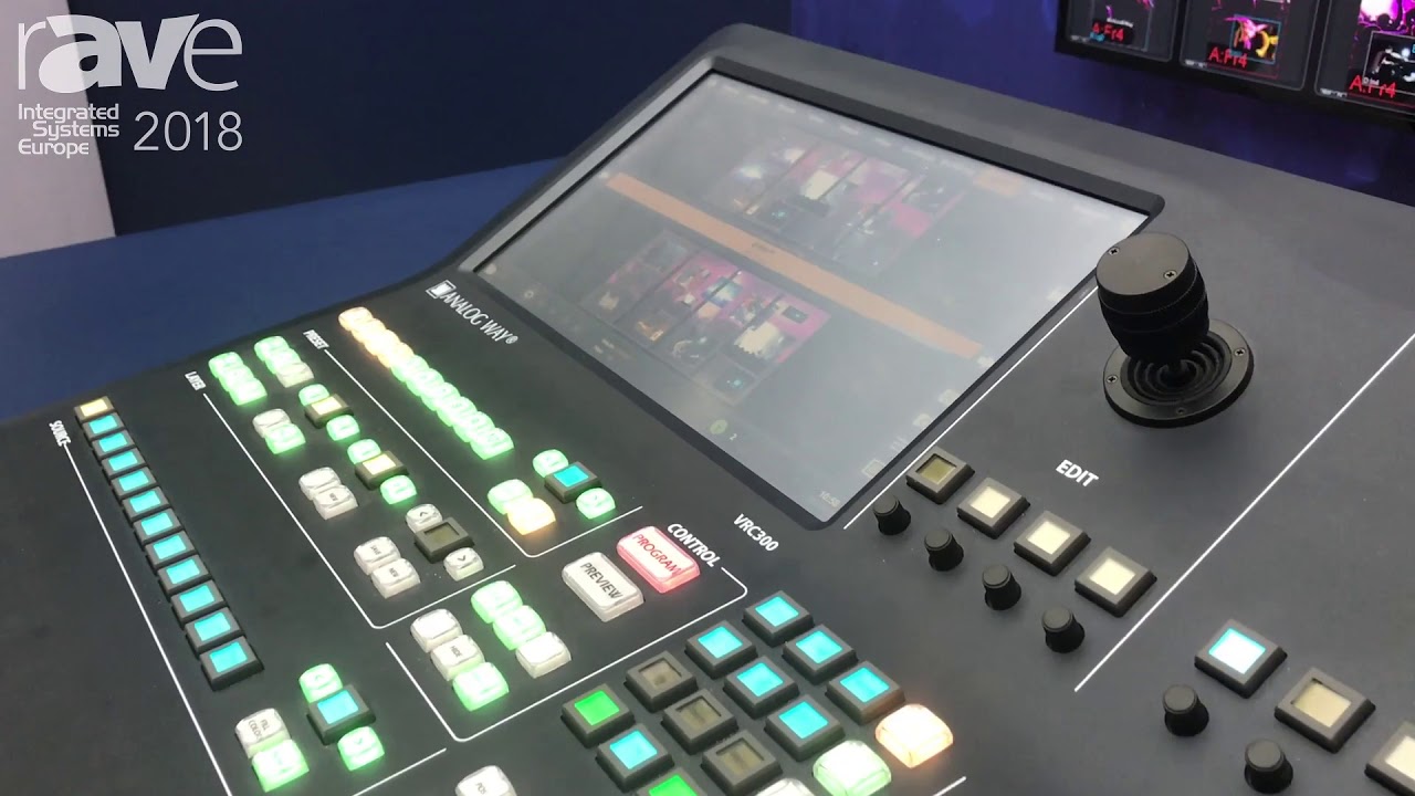 ISE 2018: Analog Way Shows Off Vertige Control Unit for Live Event Production