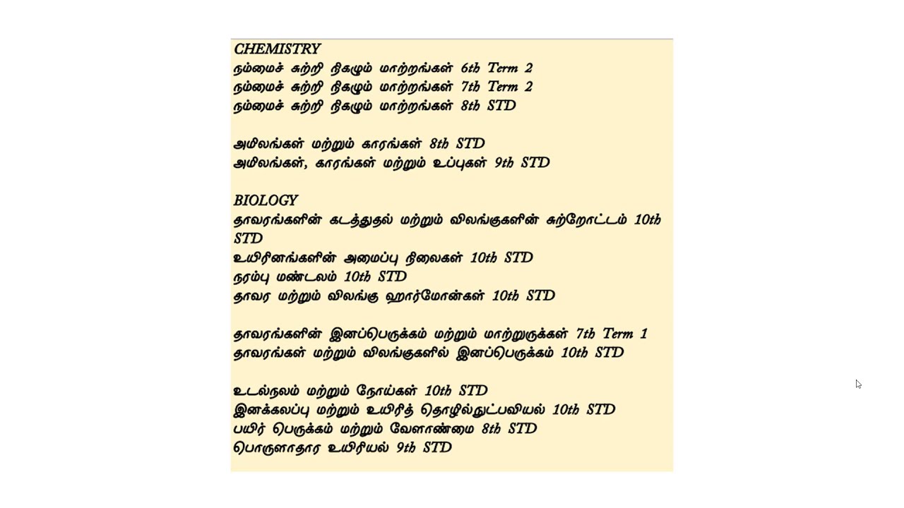 LIVE TEST  TARGET 36 TODAY Science Physics Chemistry Biology @ 9 PM  TNPSC Group 4 Plan