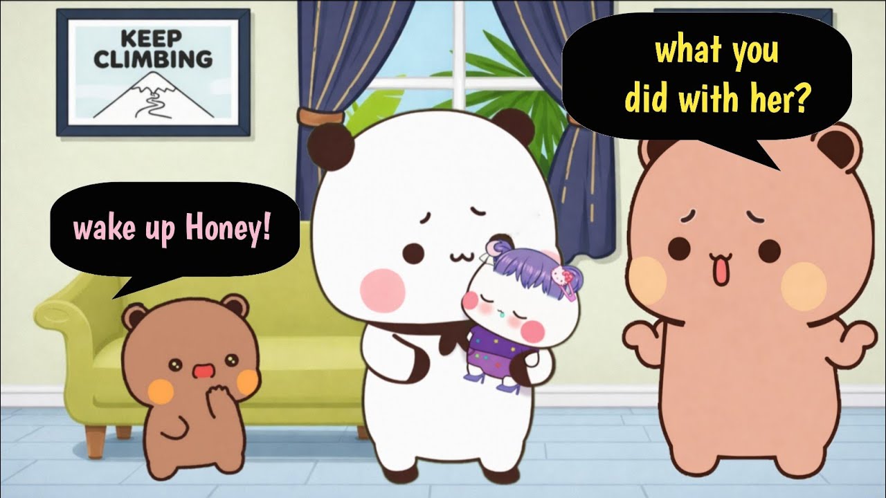 Part-1 Honey Has Eaten The Rotten Pizza 🍕🤢 | Bubu Dudu Worried😔 | Iqrabears