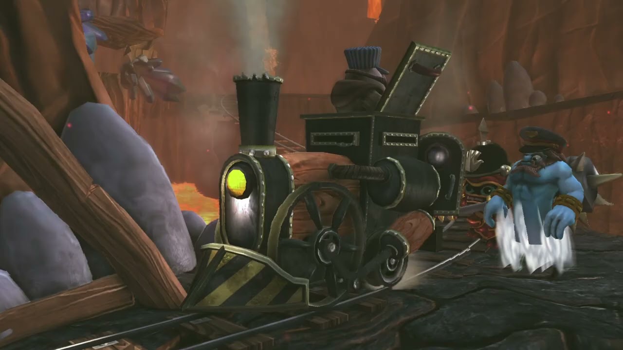 El tren de la mina por la lava - Skylanders Spyro's Adventure #19
