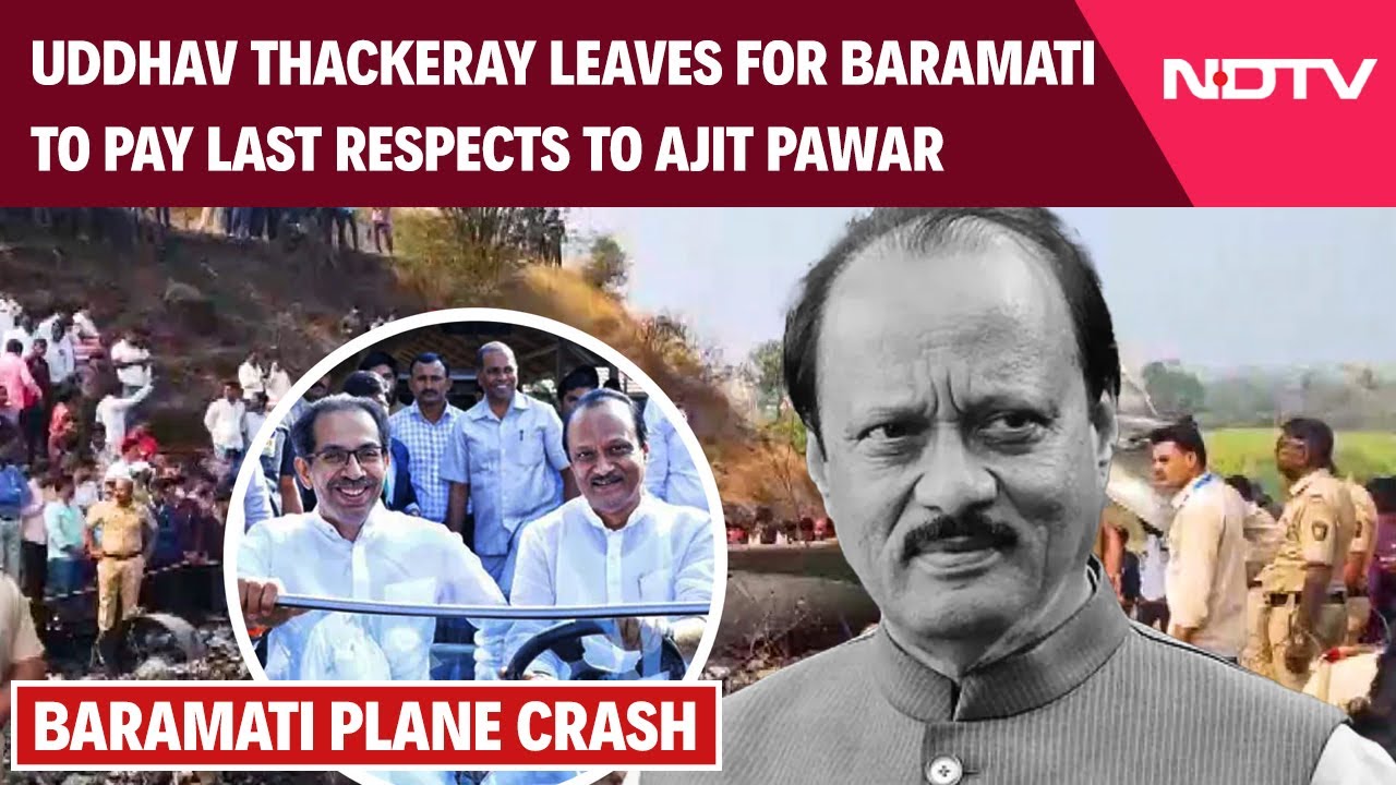 Uddhav Thackeray Leaves For Baramati To Pay Last Respects To Ajit Pawar