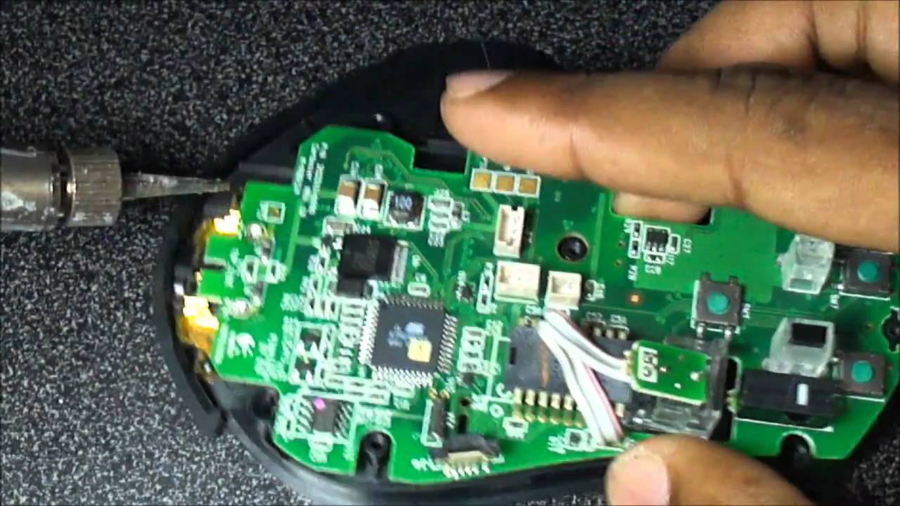 Logitech MX Revolution Laser Mouse., Disassembly Guide.