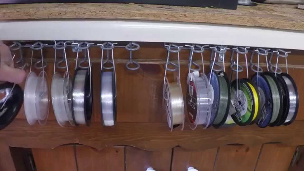 DIY Fishing Line Storage