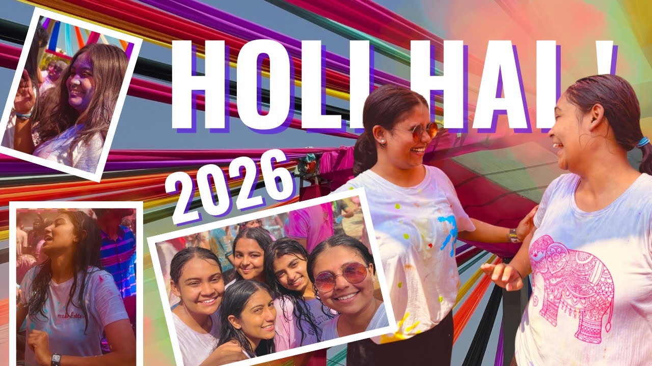 Holi 2026 ❤️🫂 ll splash of color , music and masti ll #vlog #holispecial #holi2026 #vlogyourlife 