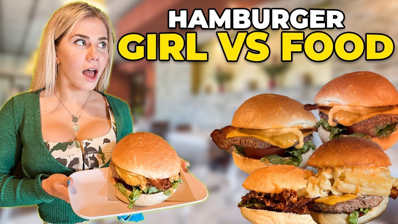 GIRL VS FOOD - MANGIO PIÙ HAMBURGER POSSIBILI