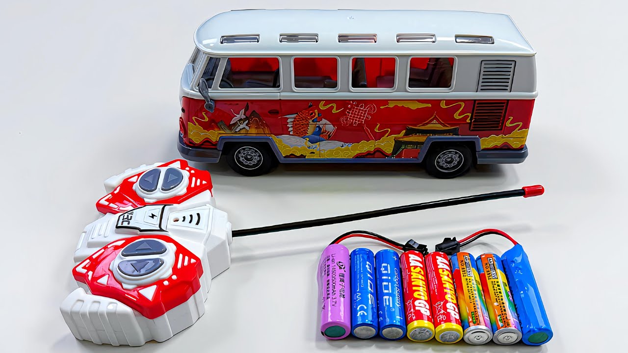 Unboxing Ev Christmas reindeer, remote control RC city bus,RC F1 car,RC Mini Police Car