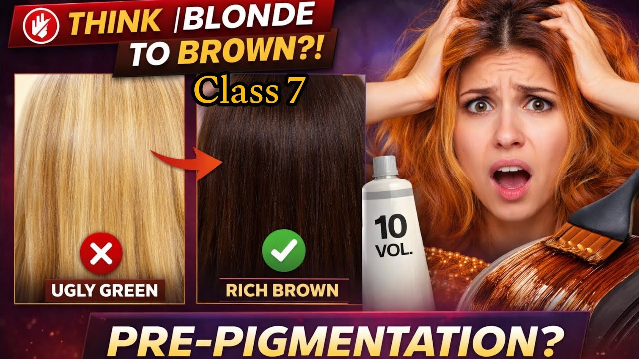 “Blonde Se Brown? Pehle Yeh Zaroor Karein! 😱 | Pre-Pigmentation Class 7”