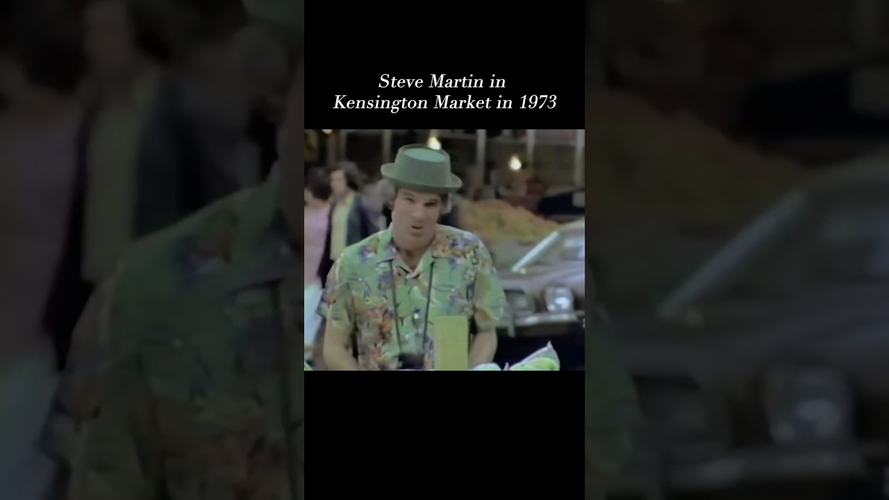 Стив Мартин на Кенсингтонском рынке в 1973 году.