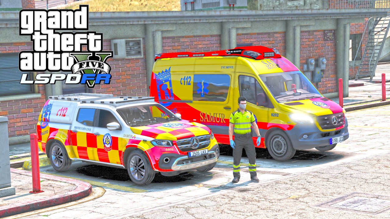 PROBAMOS el NUEVO MOD GRATUITO de EMERGENCIAS ( EMS MOD PLUS ) | -  LSPDFR  #1186
