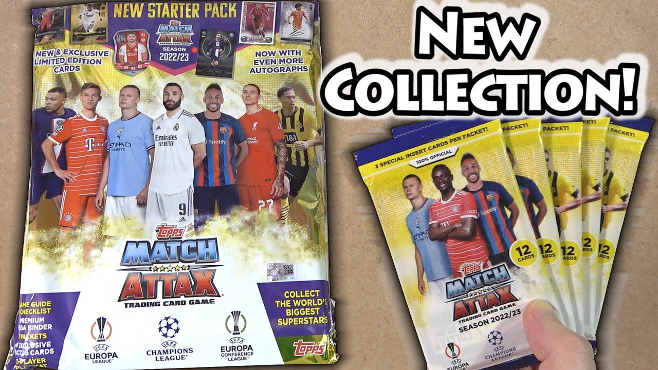 *NEW* MATCH ATTAX 2022/23 Starter Pack Opening | Exclusive Limited Editions | Checklist & Binder