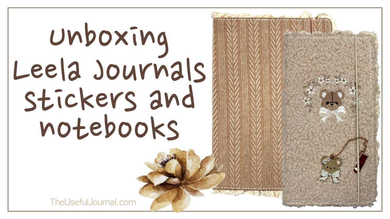 Leela Journals unboxing cottage core stationery and notebooks