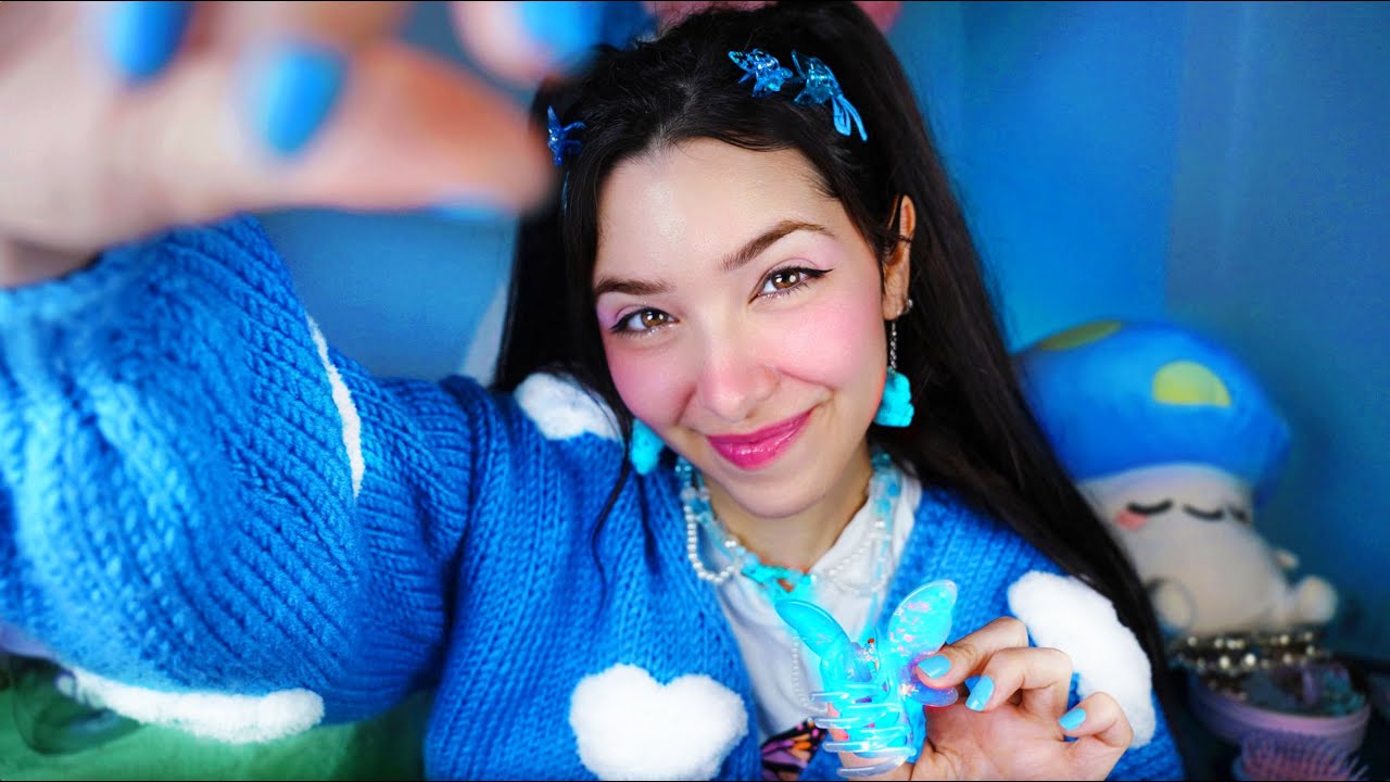 ASMR for children ✨ Brushing Your Hair and Putting Pretty Clips in!