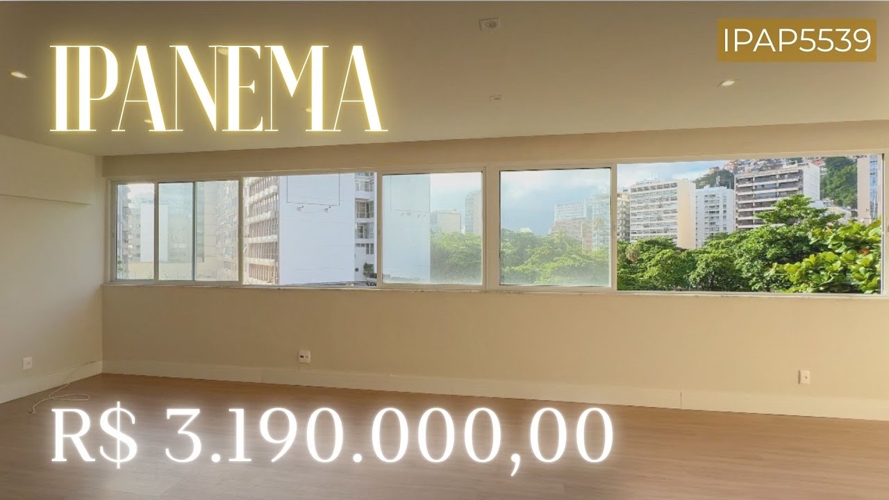 IPANEMA RJ | Apartamento à venda com 4 quartos a poucos passos da praia | Sua Casa Digital Tour