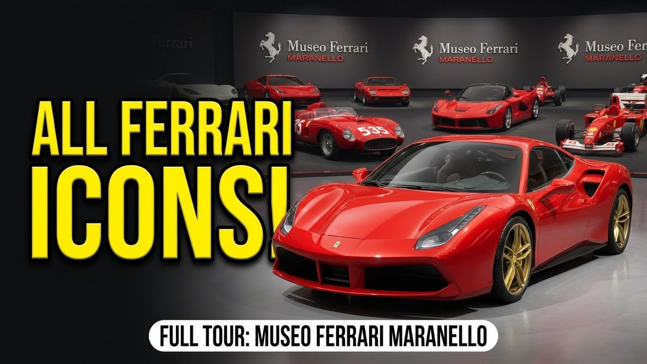 Посетите идеальную игровую площадку Ferrari: музей Ferrari в 4k HDR! #ferrari #maranello #modena