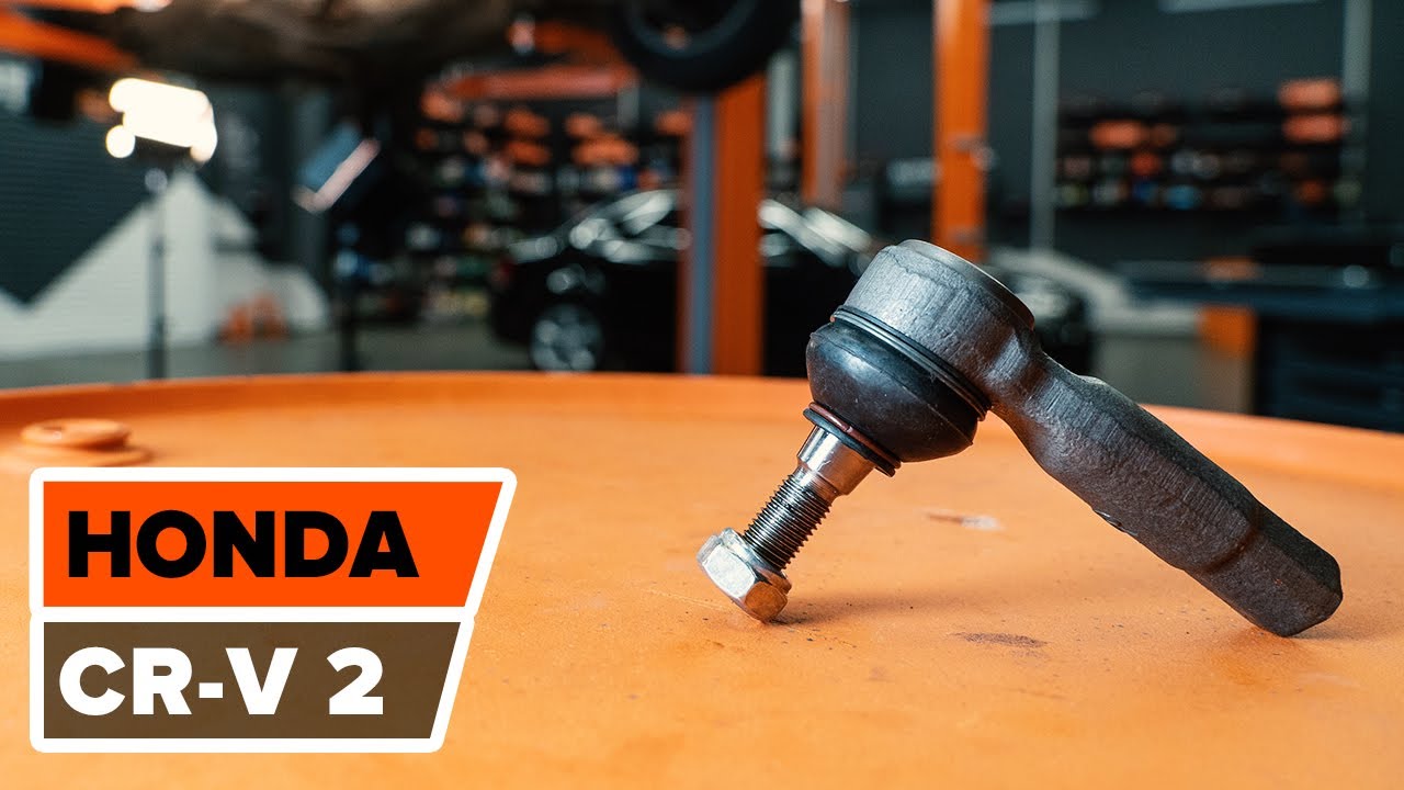 How to change a tie rod end on HONDA CR-V 2 TUTORIAL | AUTODOC