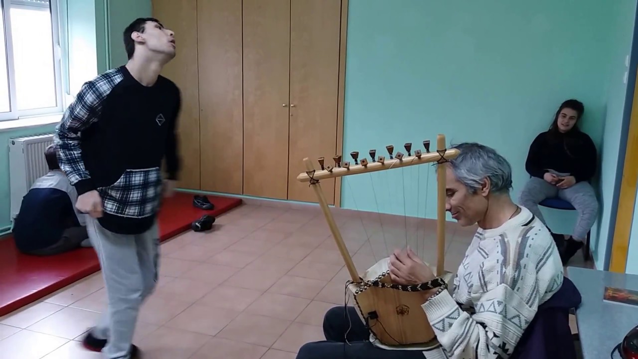 The healing power of music-Thanasis Kleopas plays ancient Greek lyra at the  Autistic Center Elpida