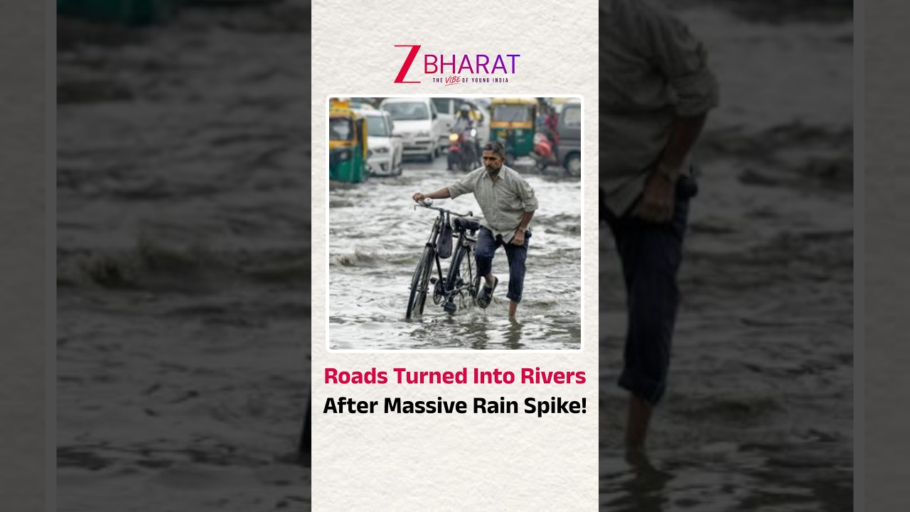 Delhi Rain Chaos: Heavy Rainfall Leaves Streets Submerged | Delhi NCR Waterlogging