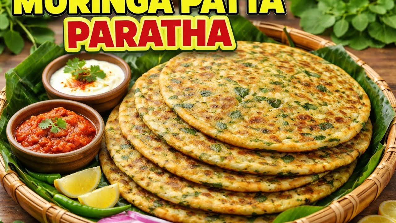मुरिंगा पत्ता पराठा रेसिपी | Healthy Drumstick Leaves Parathaमुरिंगा पत्ता का हेल्दी पराठा |