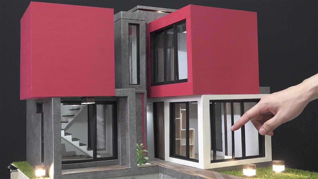 How to Make Awesome Mini House #7 - exterior finish and sliding window