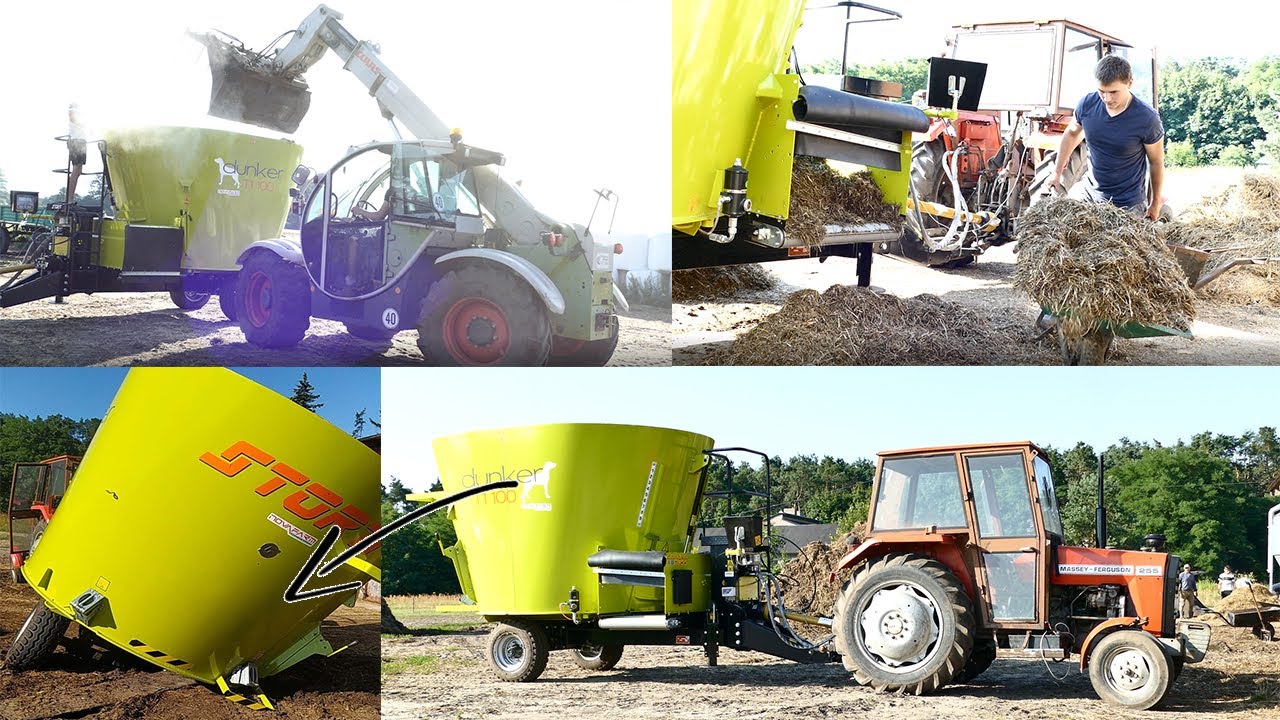 Paszowóz w Szambie ㋡ Obrządek 2022 ✔ Mieszamy TMR / Paszowóz na Testach ✔ AGROFARM