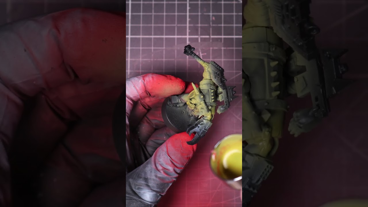 Кожа орков   #miniaturepainter #howtopaint #warhammer40k #warhammer #warhammer40000 #tutorial