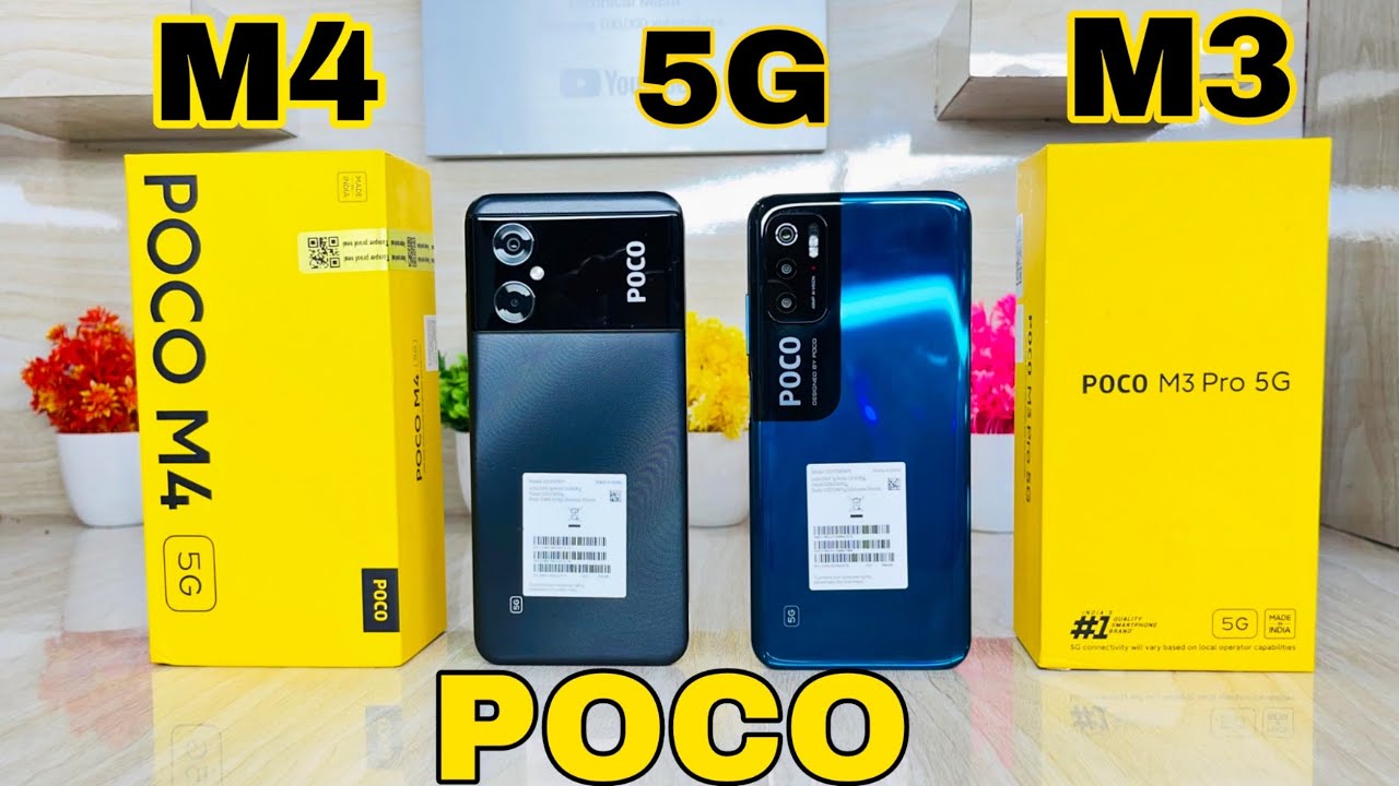 Poco M4 5G 🆚 Poco M3 Pro 5G ⚡ Unboxing || Comparison || Camera || Price 🔥