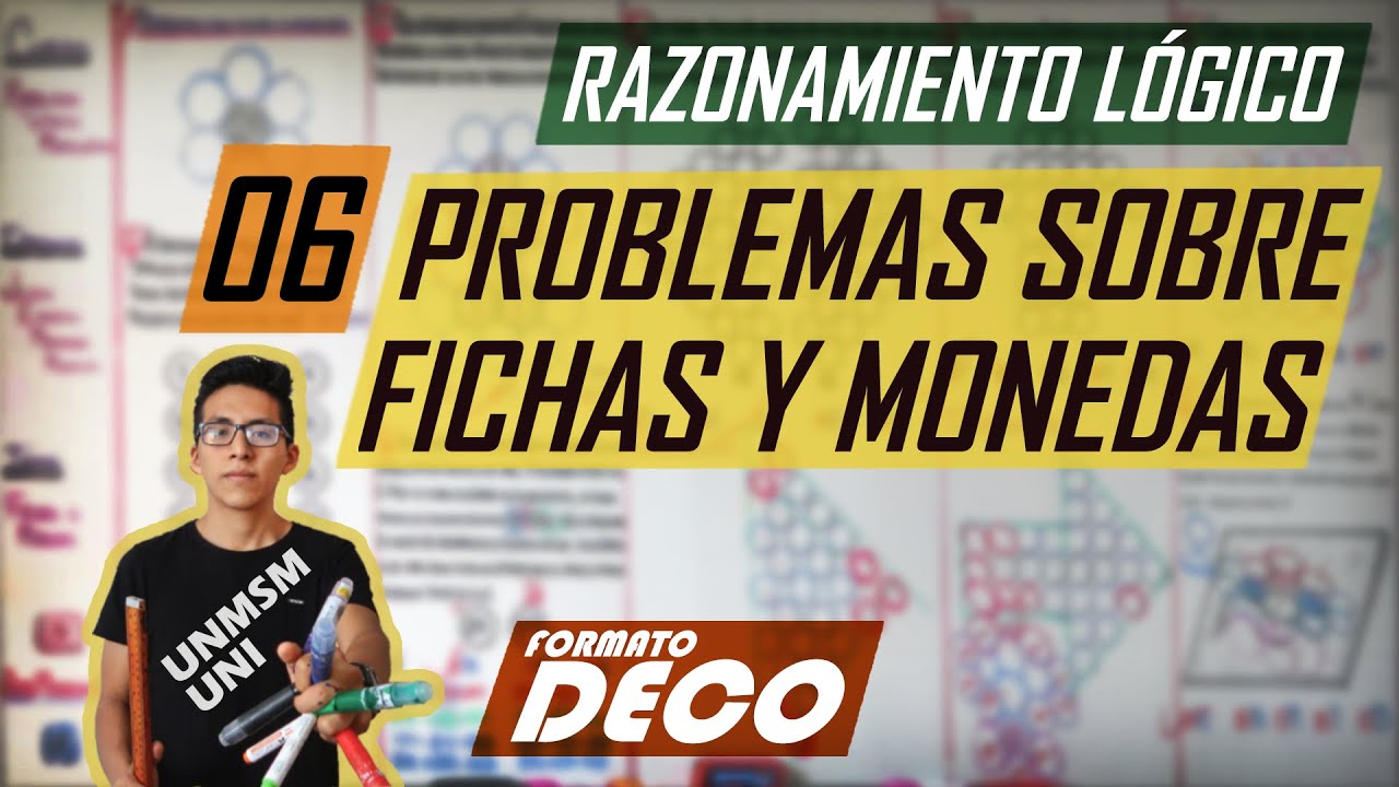 PROBLEMAS CON FICHAS O MONEDAS | RAZONAMIENTO LÓGICO