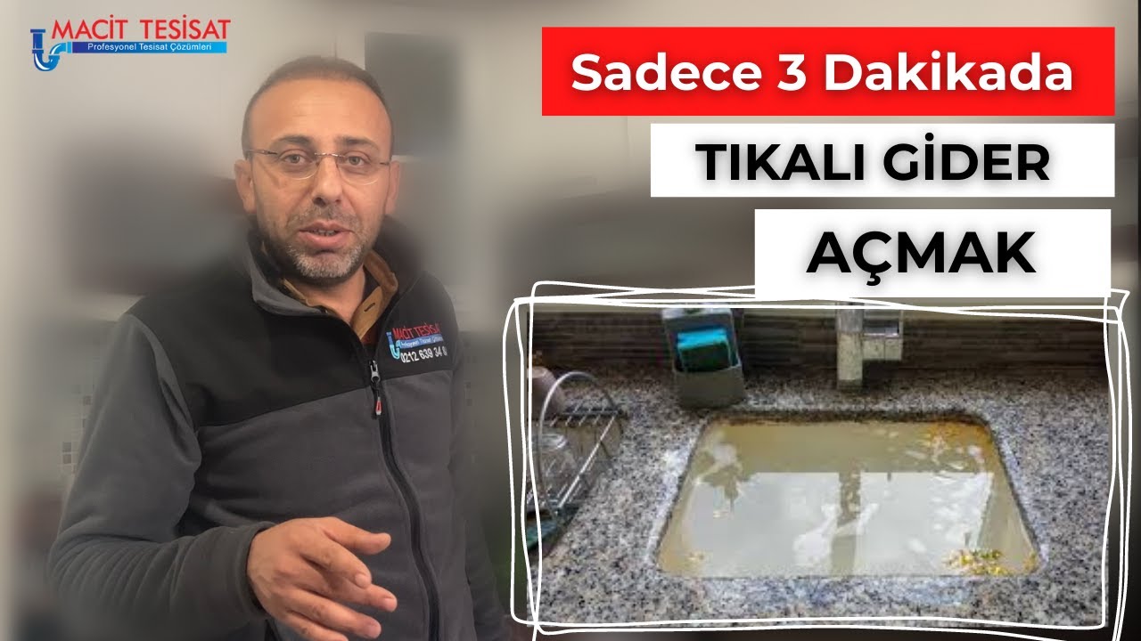 Robotla tıkanıklık açma sadece 3 dakika
