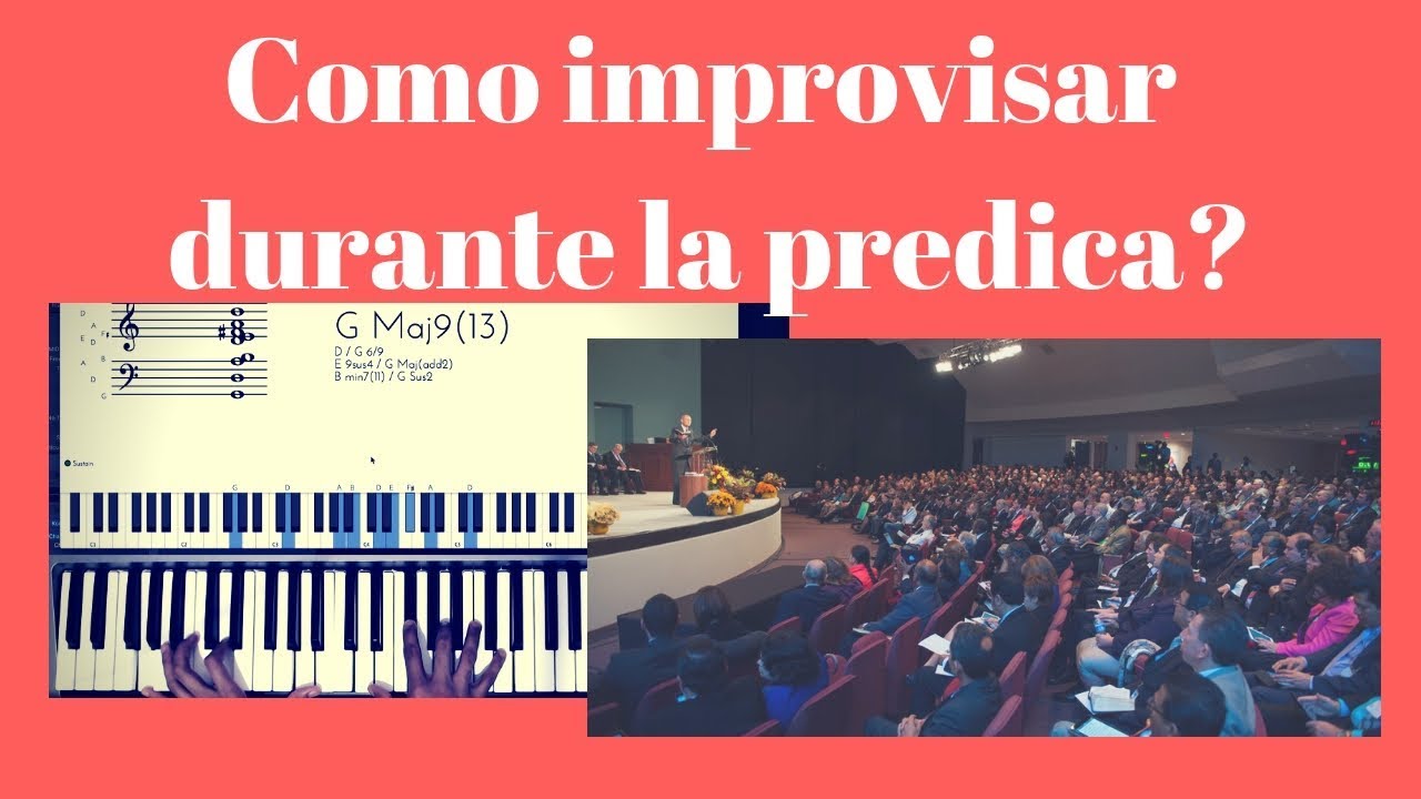 Como Tocar IMPROVISADO durante la Predica o Ministración | Tutorial de Piano