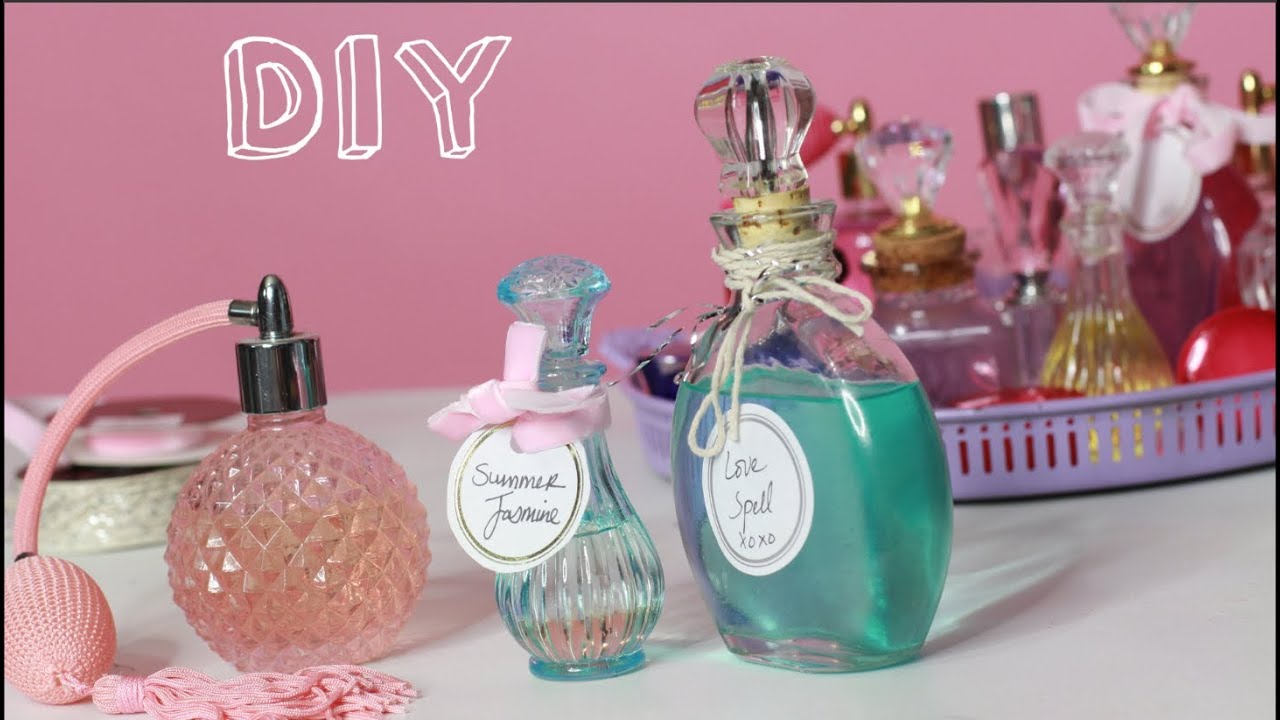 Make Perfume/Cologne & Vanity Bottle Gift DIY