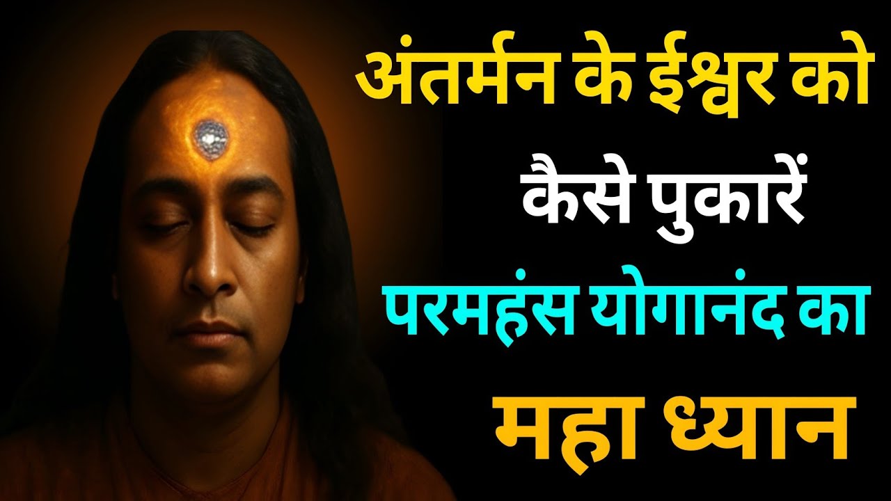 अंतर्मन के ईश्वर को कैसे पुकारें | Paramhans Yoganand ka Maha Dhyan