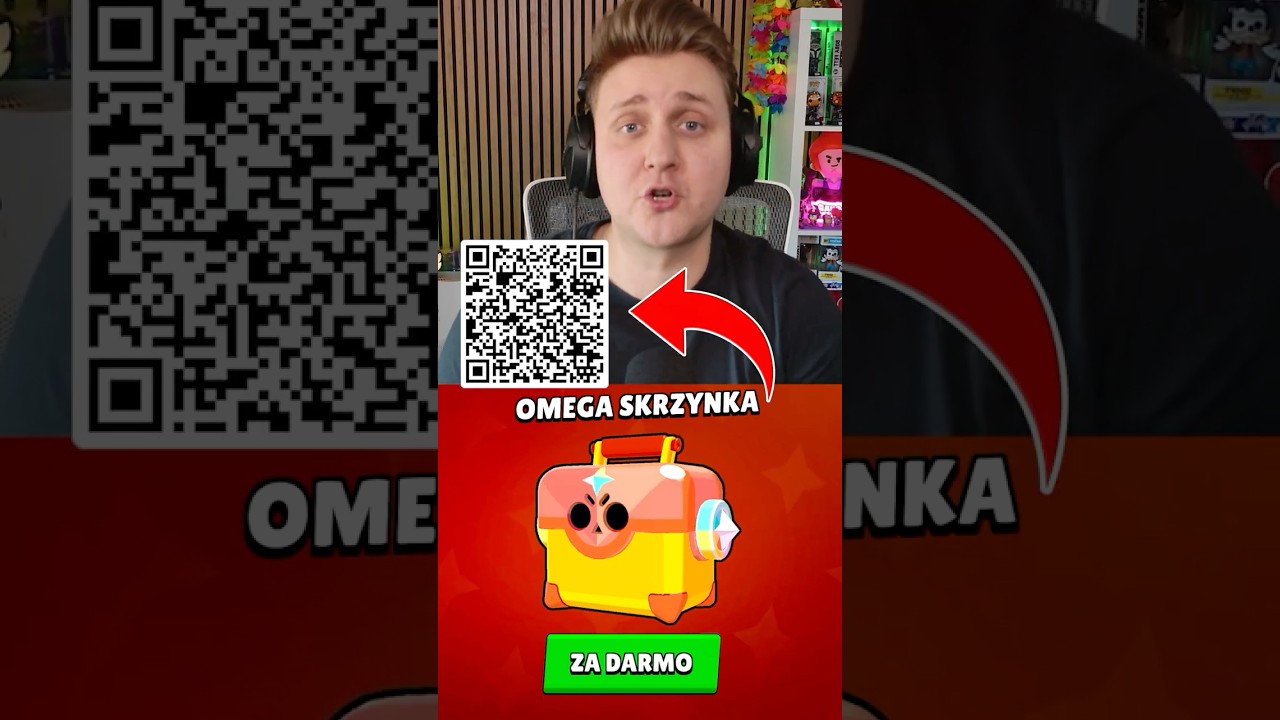 ODBIERZ OMEGA BOX ZA DARMO!😱 + GEMY i WIĘCEJ! (KOD QR DZIAŁA!) #brawlstars #omegabox #zadarmo