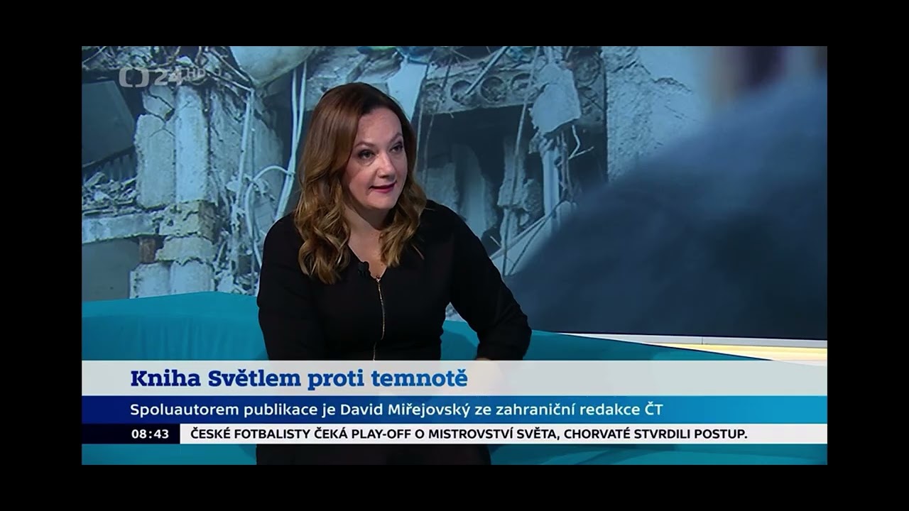 ČT Studio 6 - O knize Světlem proti temnotě 11 2025