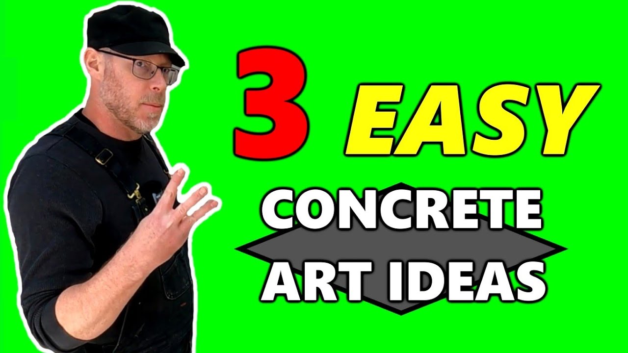 3 Ideas for Making Easy Concrete Art