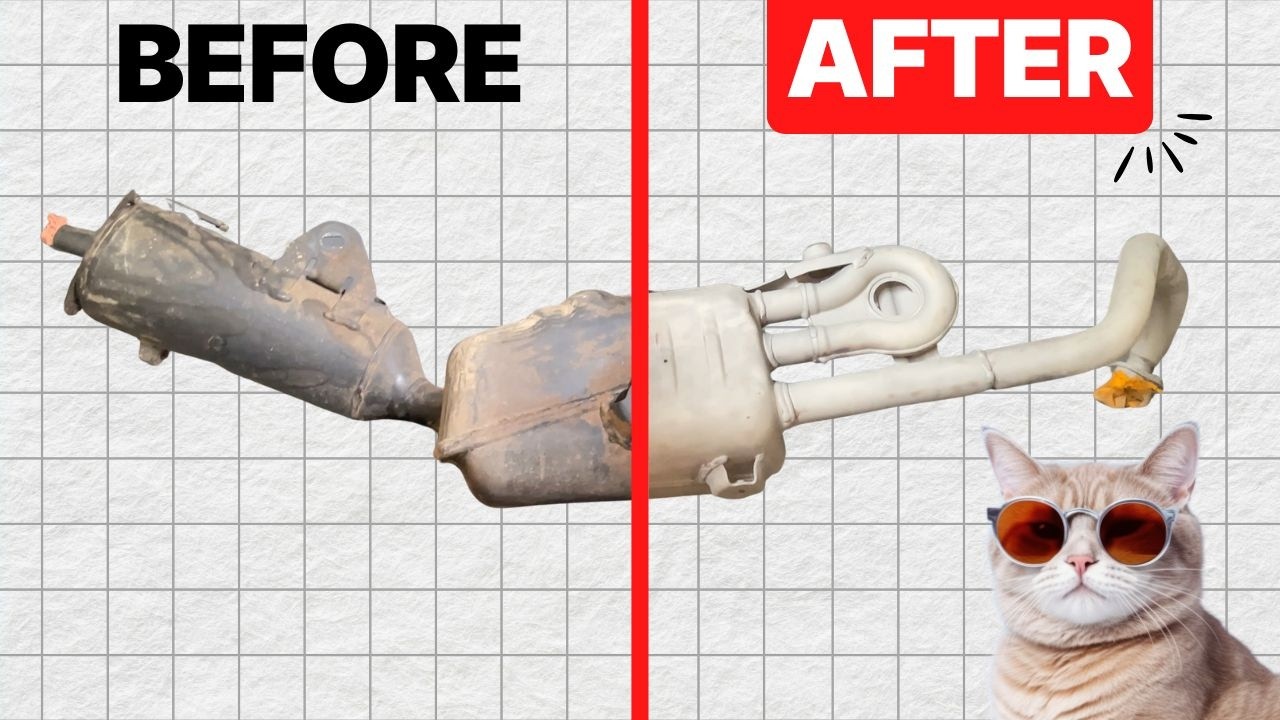Can Sandblasting Save This Rusty Yamaha FZ V3 Silencer? - Exhaust Restoration