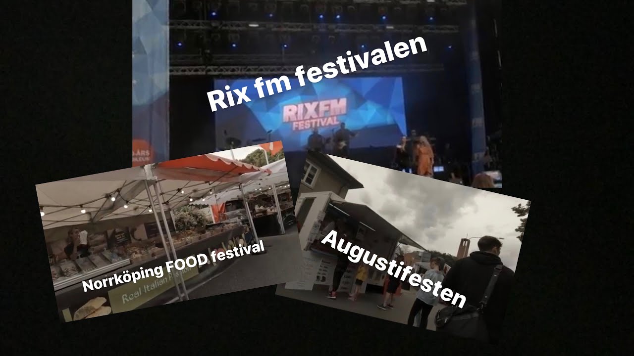 Vlogg & lite Rix fm festivalen och Augustifesten i Norrköping 2019!