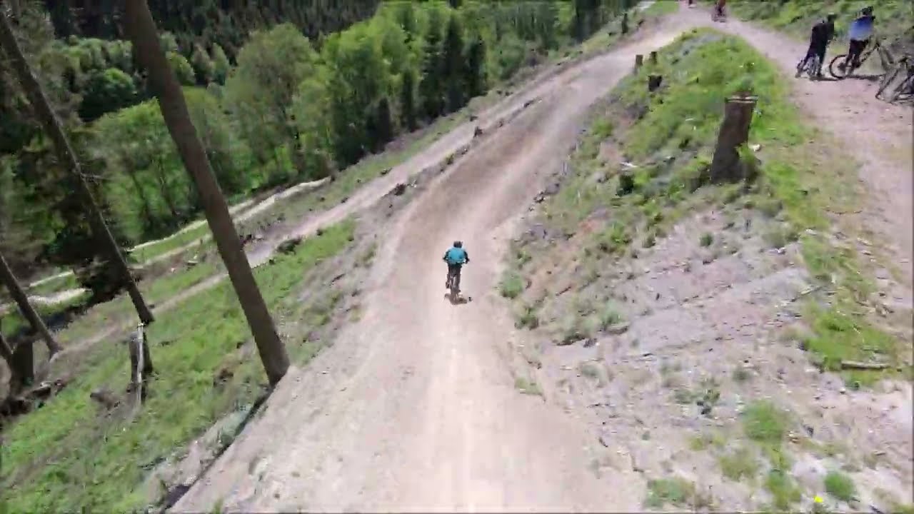 Bikepark Greenhill Full Run POV- DH -Groomer- Mammut Roadgap/Drop