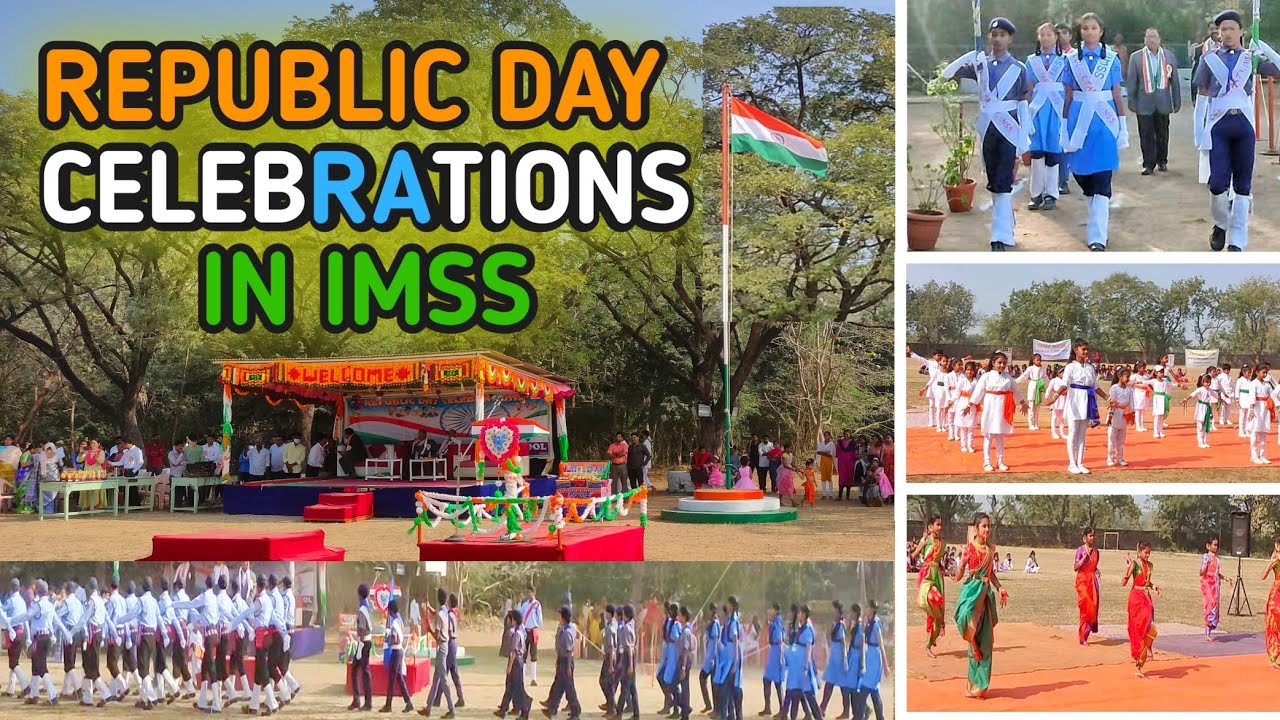 Republic Day Celebrations in India Mission Secondary School (IMSS) Basanth Nagar | Devi Sandeep DSP