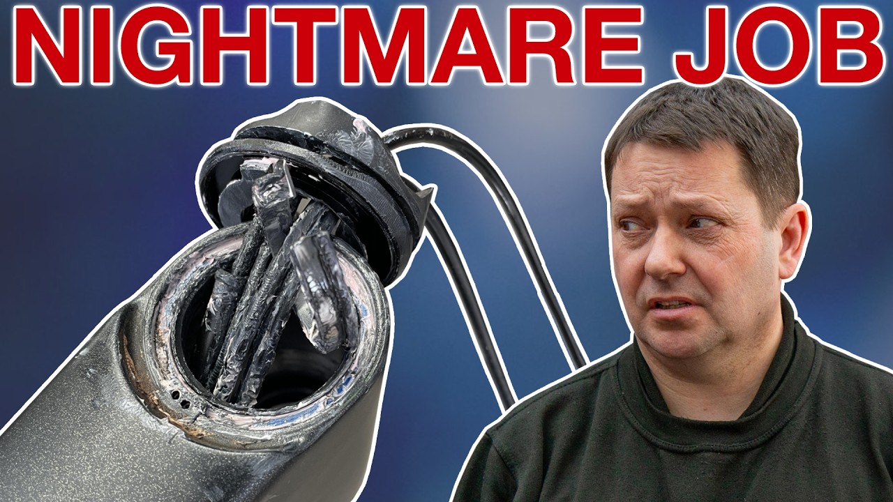 Attempting a nightmare repair that kept getting worse. Bike mechanic fixes snapped derailuer.